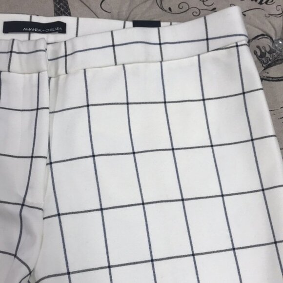 Amanda & Chelsea Windowpane Ponte Trousers PLUS - Picture 11 of 12